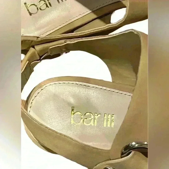 Bar Ill Womens Birdie 2 Block Heel Ankle Strap Heel Sandals Size 8.5 brand new - Picture 5 of 7